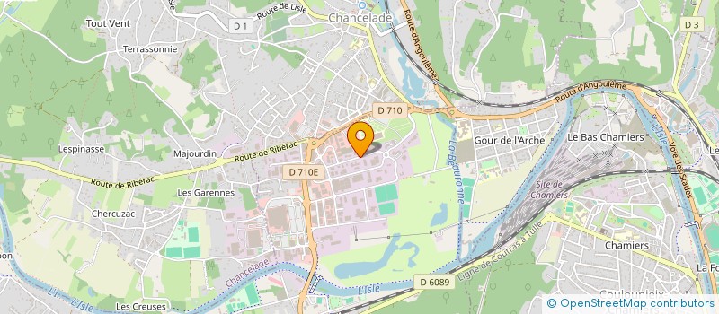 localisation de l'entreprise SCI BALMA 31  MARSAC SUR L'ISLE