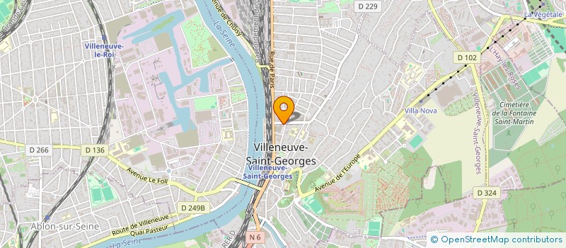 localisation de l'entreprise SCI BALMON  VILLENEUVE-SAINT-GEORGES