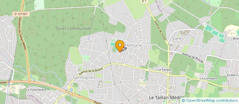 localisation de l'entreprise SCI BALNA  LE TAILLAN-MEDOC