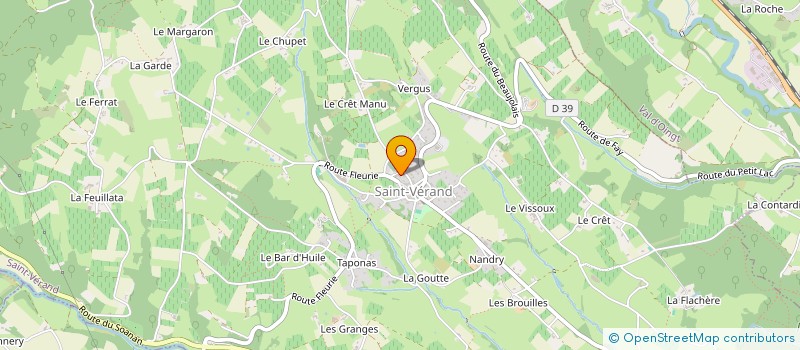 localisation de l'entreprise SCI BALOD  SAINT-VERAND