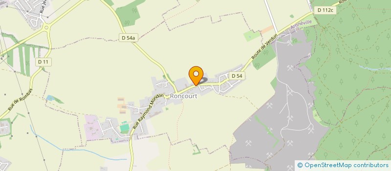 localisation de l'entreprise SCI BALOO  RONCOURT