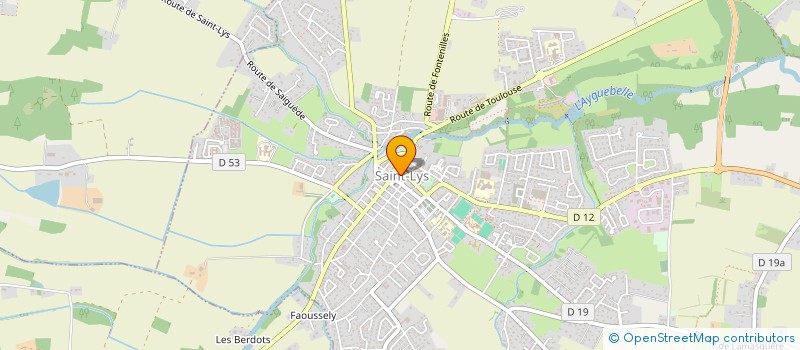 localisation de l'entreprise SCI BALOON  SAINT-LYS