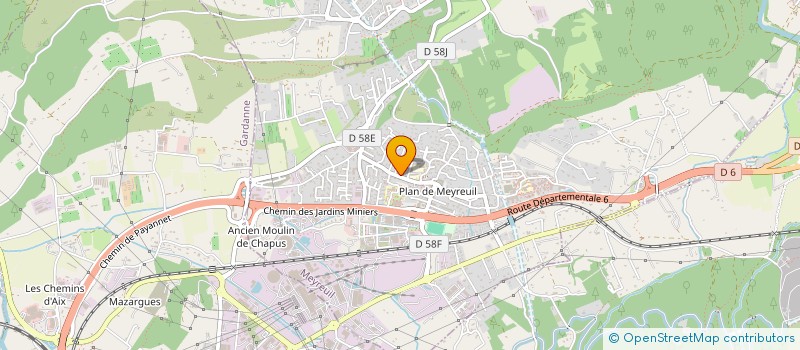 localisation de l'entreprise SCI BALOU  MEYREUIL