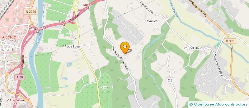 localisation de l'entreprise SCI BALOU  MONTAUBAN