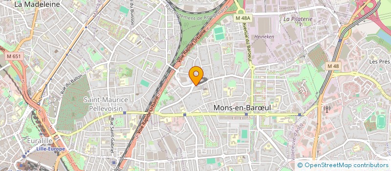 localisation de l'entreprise SCI BALOU  MONS-EN-BARUL