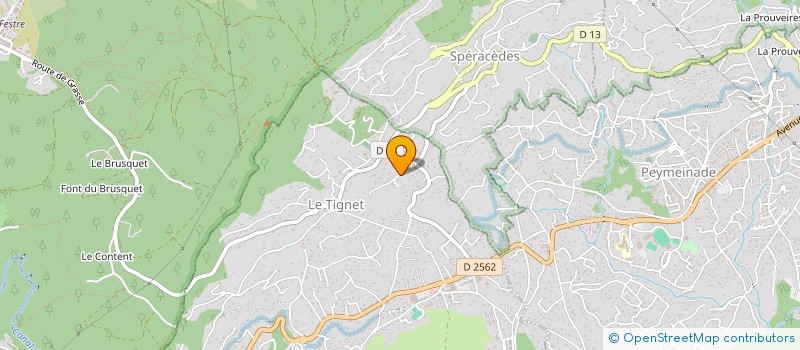 localisation de l'entreprise SCI BALOUCA à LE TIGNET