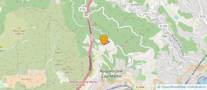 localisation de l'entreprise SCI BALOUSA à ROQUEBRUNE-CAP-MARTIN