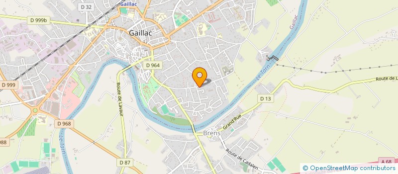 localisation de l'entreprise SCI BALROG à GAILLAC
