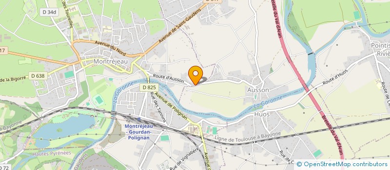 localisation de l'entreprise SCI BALSARIN  MONTREJEAU