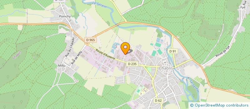 localisation de l'entreprise SCI BALT  CHABLIS