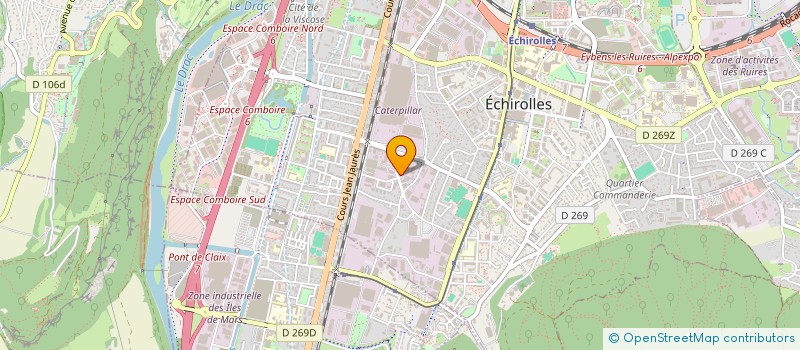 localisation de l'entreprise SCI BALTA à ECHIROLLES