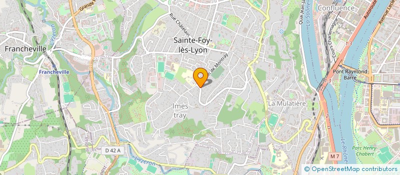 localisation de l'entreprise SCI BALTAC  SAINTE-FOY-LES-LYON