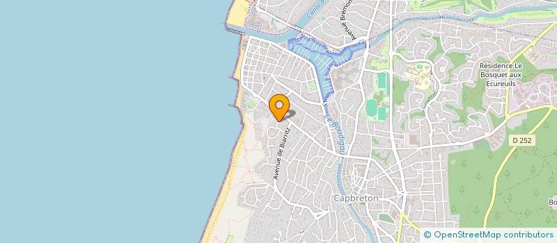 localisation de l'entreprise SCI BALTHA à CAPBRETON