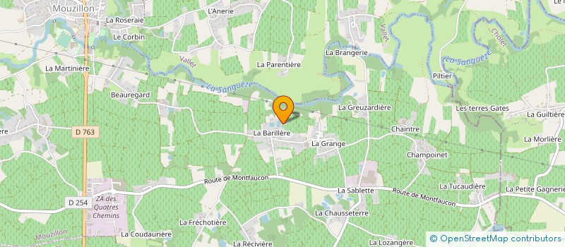 localisation de l'entreprise SCI BALTHASARD  MOUZILLON