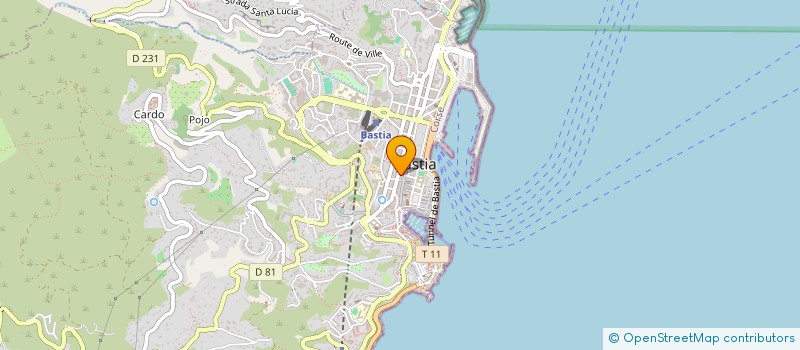 localisation de l'entreprise SCI BALTHAZAR à BASTIA