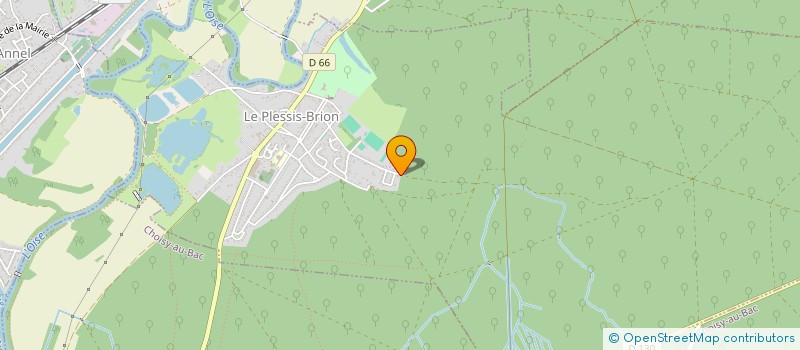 localisation de l'entreprise SCI BALTHAZAR  LE PLESSIS-BRION