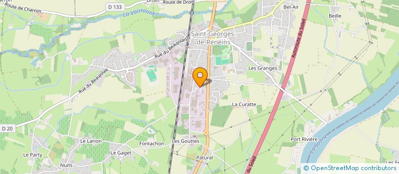 localisation de l'entreprise SCI BALTHAZAR  SAINT-GEORGES-DE-RENEINS