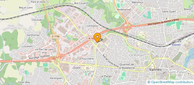 localisation de l'entreprise SCI BALTHAZAR  VANNES