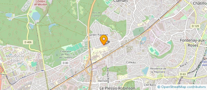 localisation de l'entreprise SCI BALTHAZAR à CLAMART