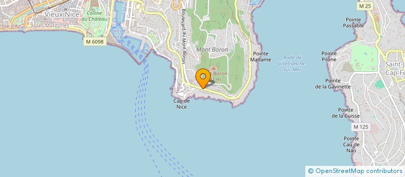 localisation de l'entreprise SCI BALTIC à NICE