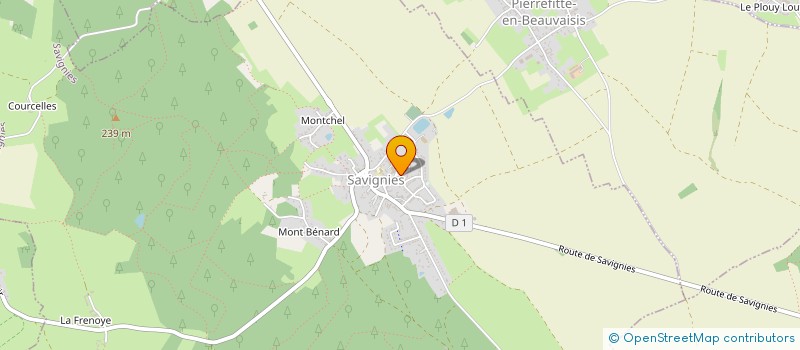 localisation de l'entreprise SCI BALTO  SAVIGNIES