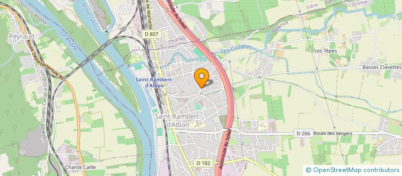 localisation de l'entreprise SCI BALTO IMMOBILIER  SAINT RAMBERT D'ALBON