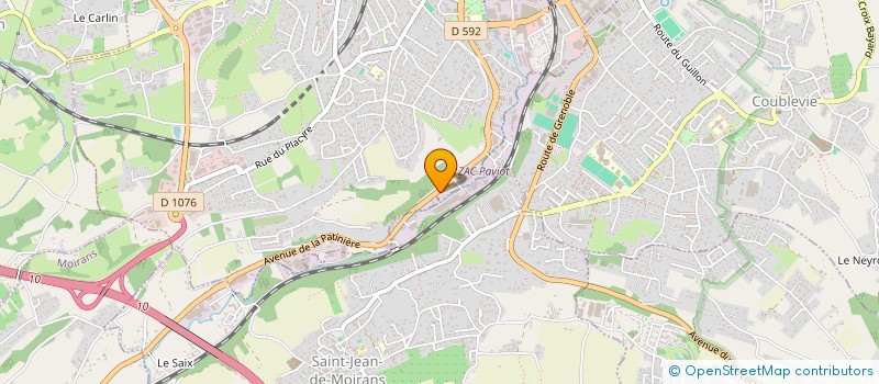 localisation de l'entreprise SCI BALU à VOIRON
