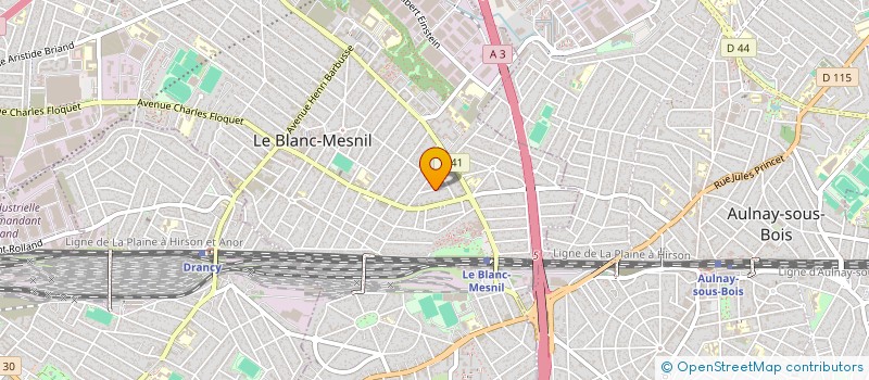 localisation de l'entreprise SCI BALWINDER  LE BLANC-MESNIL
