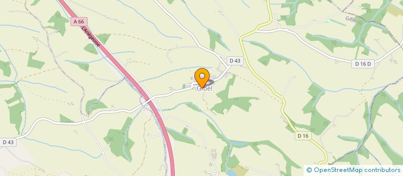 localisation de l'entreprise SCI BALZA  CAIGNAC