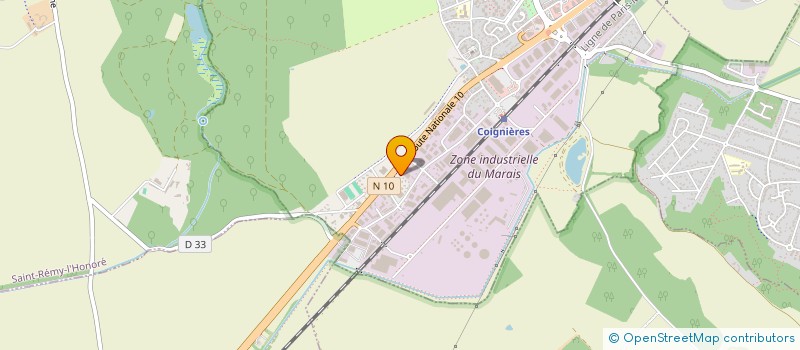 localisation de l'entreprise SCI BALZAC à COIGNIERES