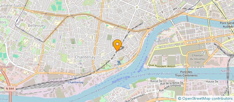 localisation de l'entreprise SCI BALZAC à NANTES