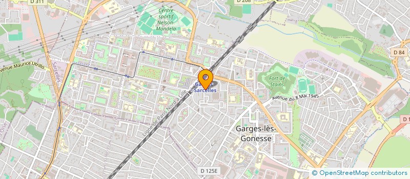localisation de l'entreprise SCI BALZAC à GARGES-LES-GONESSE
