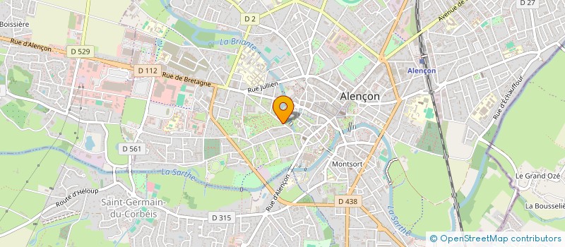 localisation de l'entreprise SCI BALZAC à ALENCON