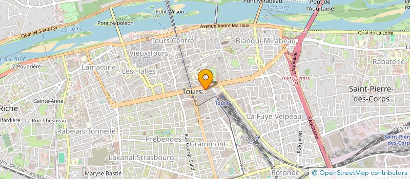 localisation de l'entreprise SCI BALZAC  TOURS