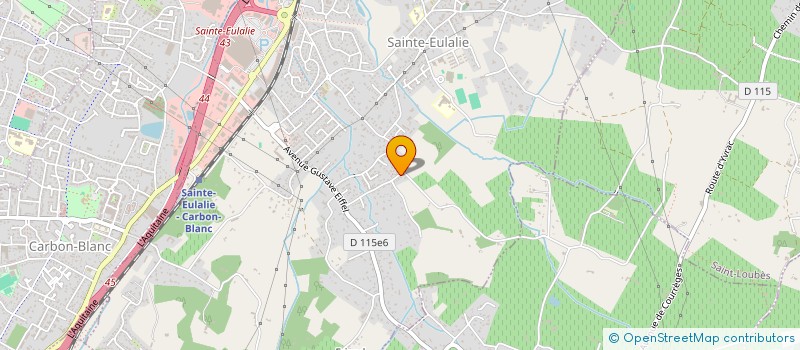 localisation de l'entreprise SCI BALZAC à SAINTE-EULALIE