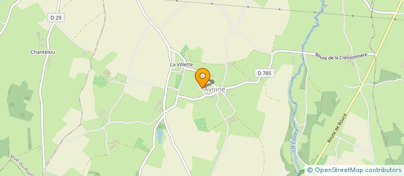 localisation de l'entreprise SCI BALZAC à AVOINE