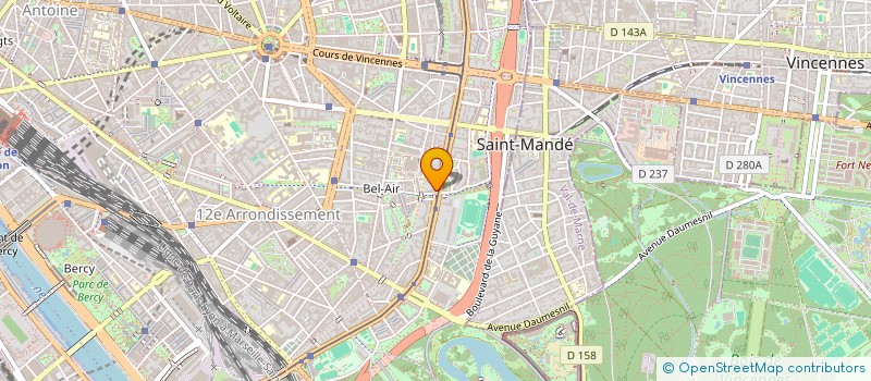 localisation de l'entreprise SCI BALZAC  PARIS