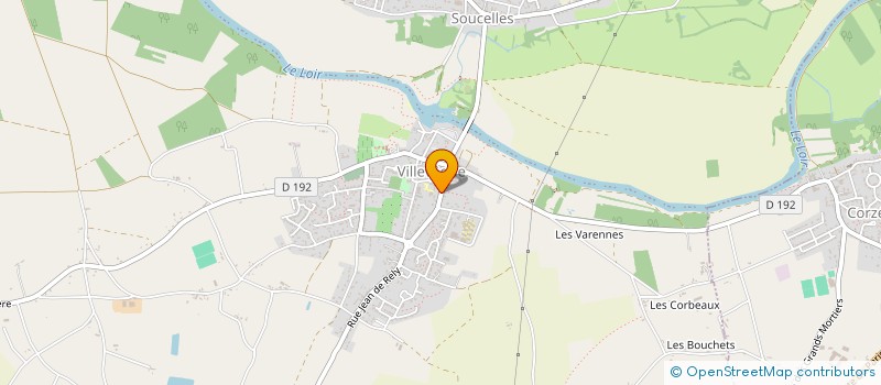 localisation de l'entreprise SCI BALZAC-AJ  RIVES-DU-LOIR-EN-ANJOU