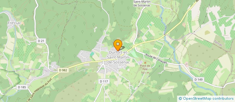 localisation de l'entreprise SCI BALZANES  ST HIPPOLYTE DU FORT