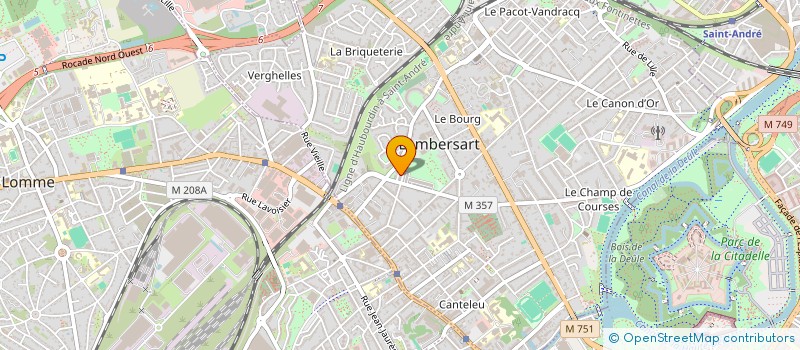 localisation de l'entreprise SCI BAM à LAMBERSART