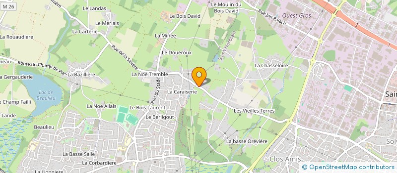 localisation de l'entreprise SCI BAM  SAINT-HERBLAIN