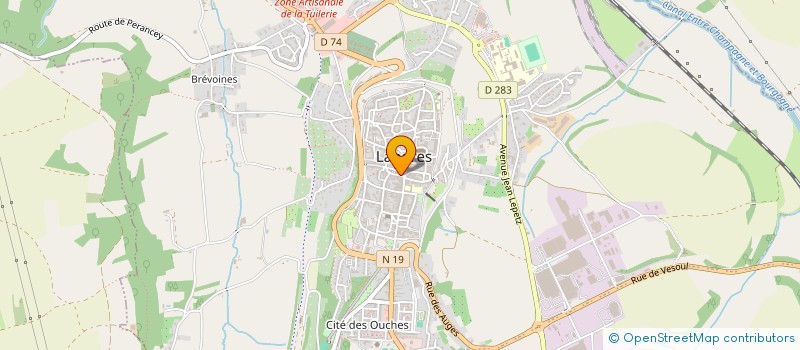 localisation de l'entreprise SCI BAM à LANGRES