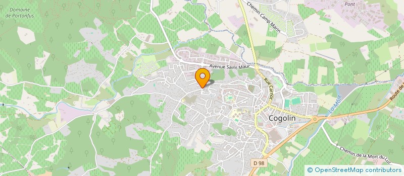 localisation de l'entreprise SCI BAM  COGOLIN