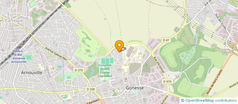 localisation de l'entreprise SCI BAM  GONESSE