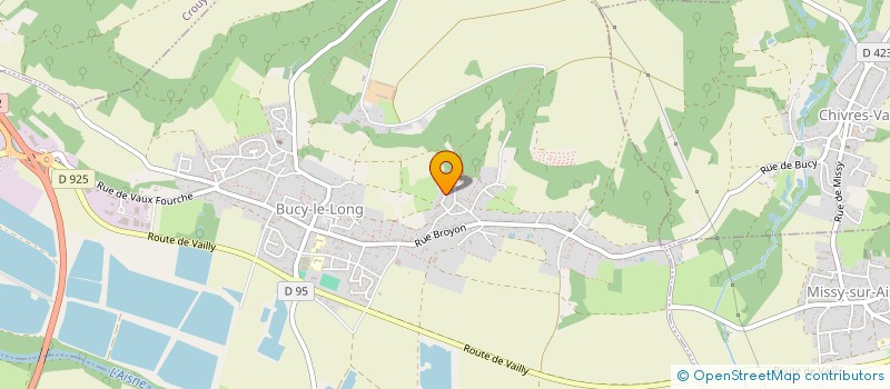 localisation de l'entreprise SCI BAM CHALET  NANTEUIL-LA-FOSSE