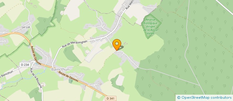 localisation de l'entreprise SCI BAMA  BAINCTHUN