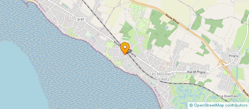 localisation de l'entreprise SCI BAMA  LA BERNERIE-EN-RETZ