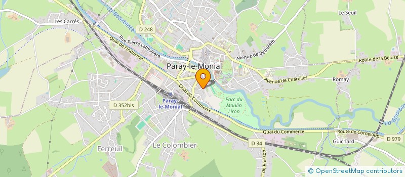 localisation de l'entreprise SCI BAMACHRIS à PARAY-LE-MONIAL