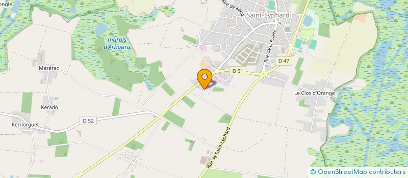 localisation de l'entreprise SCI BAMAGO  SAINT-LYPHARD