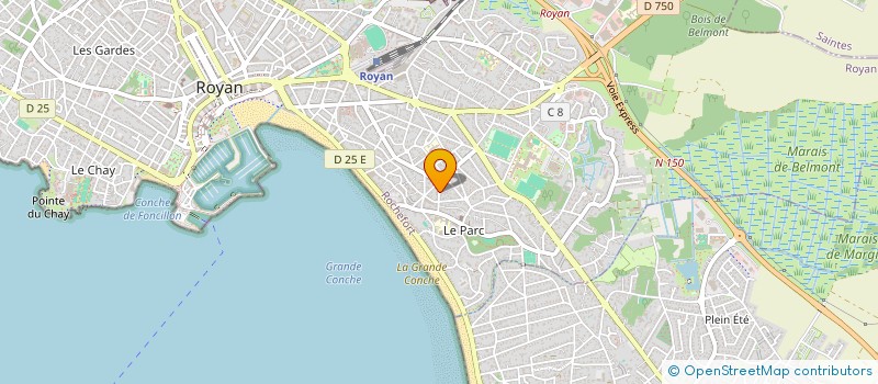 localisation de l'entreprise SCI BAMALOSA  ROYAN